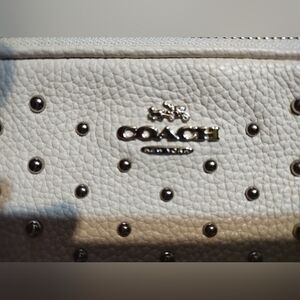 White Coach Wristlet Crossbody